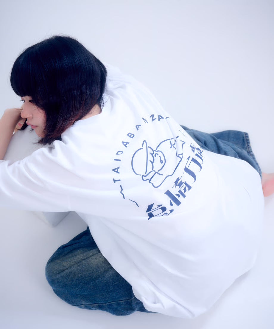 【半袖】『怠惰万歳』back print T-shirt（white）